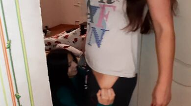 Paid off debts with while parents are not at home - lesbian_illusion