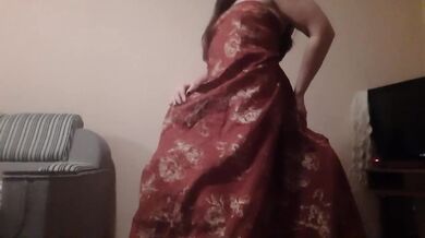 Licking my and ass under the dress. Stormy orgasm - lesbian_illusion