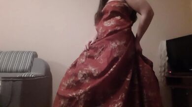 Licking my and ass under the dress. Stormy orgasm - lesbian_illusion