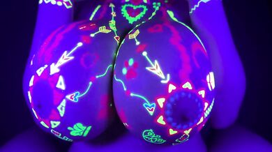HENTAI TITFUCK CHALLENGE! Mind-blowing NEON COSMOTITS | LilyKoti