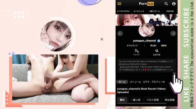 Japanese beauty giving footjob and handjob