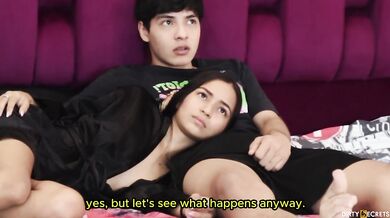 I SUCK LIL TIMY'S DICK WHILE WE WATCH TV