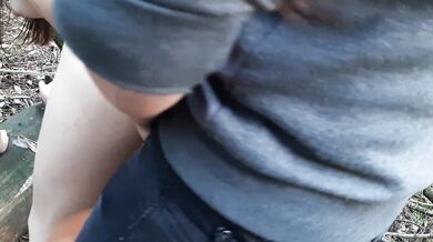 I love to fuck my girlfriend in the woods where we can get caught... It's exciting.