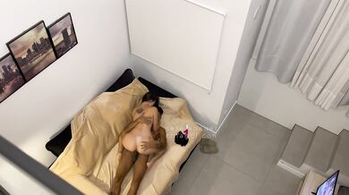 POV CASAL FAZENDO AMOR SENDO OBSERVADO PELA AMIGA