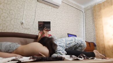 While my stepmother read the book aloud, my stepsister and I were fucking next to each other