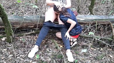 Licked her on a log, as she asked her to in my mouth, as I love it
