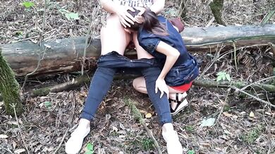 Licked her on a log, as she asked her to in my mouth, as I love it