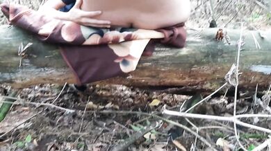 Licked her on a log, as she asked her to in my mouth, as I love it