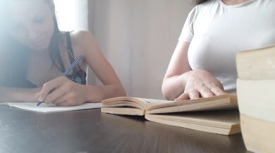 The Russian literature tutor got into my panties instead of class and put me in cancer.