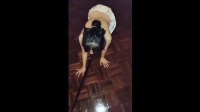 Skinny slut begging to be fucked ass จับลูกเลี้ยงกดหัวเย็ดตูดร้องลั่นเลย
