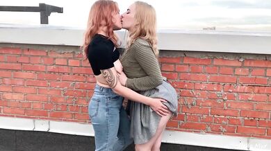 So lucky nobody saw us doing THIS on a roof