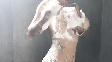 Big Asian Tits in the Shower