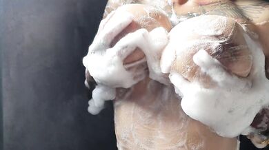 Big Asian Tits in the Shower