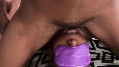Ebony stud PAPI gets tongue fucked