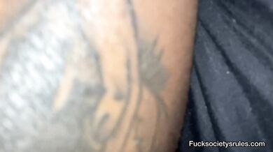 Tribbing and sucking papi (ebony stud)