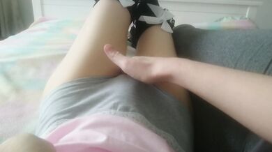 cute lesbians cuddle, tickle and tease each other || real lesbian intimacy