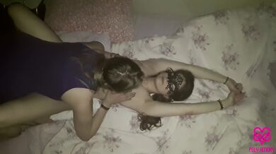 Shooting how two of my wives bring each other to orgasm