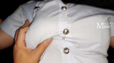 นักศึกษาปีสอง ขอลองแตกใน Thai college creampie