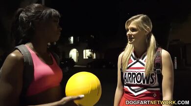 Ana Foxxx And Scarlet Red Having An Interracial Lickfest