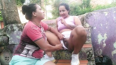 my stepsister and I sweetened each other's vaginas in public part 2