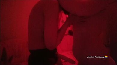 ROMANTIC FUCKED HER BABY ‍ LESBIAN PORN STRAPON DOGGY STYLE