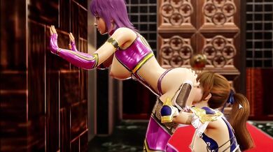 Kasumi and Ayane girl on girl love (DOA) 3D Porn Fanservice Appreciation