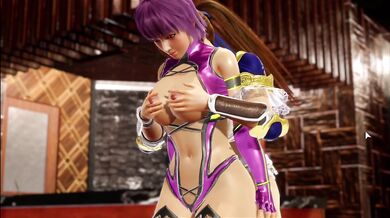 Kasumi and Ayane girl on girl love (DOA) 3D Porn Fanservice Appreciation