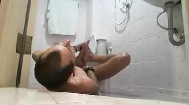 self footjob cum - lotus man thai