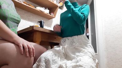Our horny neighbor licked our pussies with dirty talk - IkaSmokS