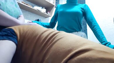 Our horny neighbor licked our pussies with dirty talk - IkaSmokS