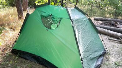 Fucked in 69 position in a tent in the forest - Ikasmoks