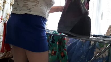 We started masturbating without any embarrassment in front of our housekeeper - IkaSmokS