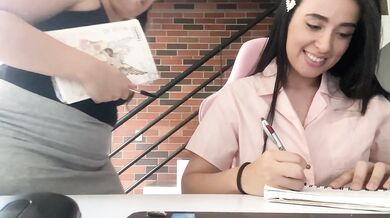 Stepsister are Studyng and they get Horny
