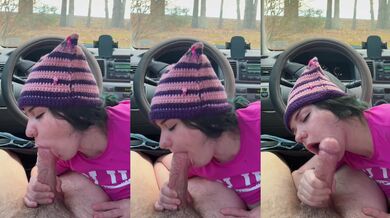 AMATEUR PUBLIC Blowjob oral creampie/facial