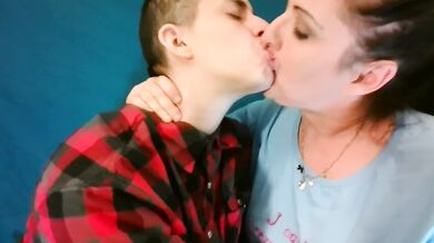 Lesbian French Kissing Makeout Heavy Tongue Kissing Tongue War Lip Biting