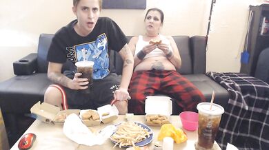 Mukbang Mc Fast Food Pig Out Binge Eating Lesbians