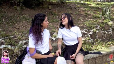 My lesbian bestfriend make me left school so we can fuck