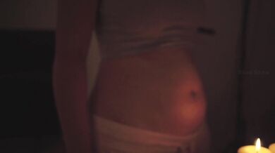 Candlelit Belly Poses – Before and After Dinner Volume Comparison teaser