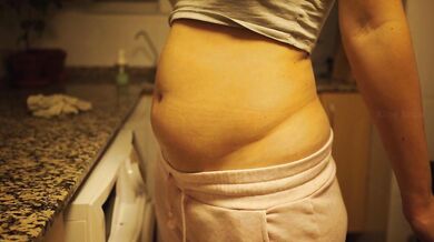 Candlelit Belly Poses – Before and After Dinner Volume Comparison teaser