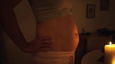 Candlelit Belly Poses – Before and After Dinner Volume Comparison teaser