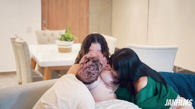 YOU LOST THE BET! Delicious tit and vagina sucking