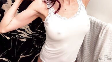 I Got My Shirt Wet, Now Get Me Wet! - Teasing Pussy Rubbing and Just the Tip
