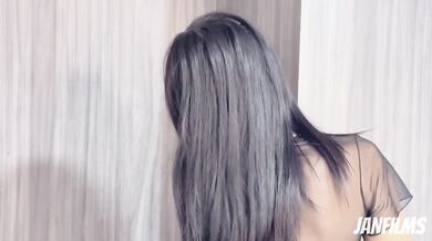 ORGASMIC TORTURE. After tying her up, she begs me to give her pleasure with a vibrator