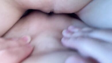 Rubbing clits like crazy
