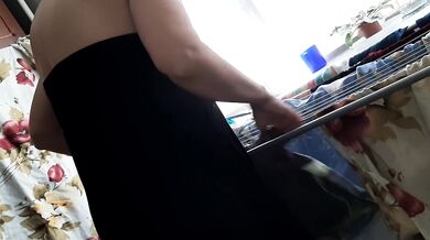 We started fucking without any embarrassment in front of our housekeeper - Lesbian_illusion