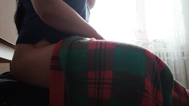 My Shy Neighbor Eats My Pussy Under The Blanket - Lesbian_illusion