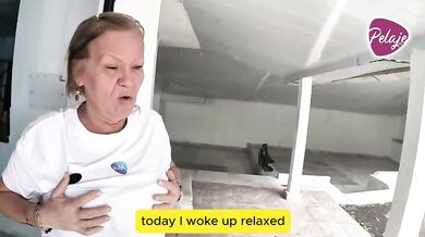 I find my stepdaughter masturbating in the pool and we fuck to show her.