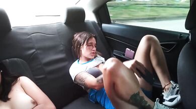 my two friends masturbate in my car.