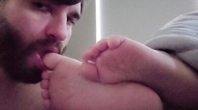Relaxing Foot Worship - Cum on Her Feet and Lick it Off