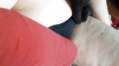 While our neighbor is playing PlayStation, my girlfriend and I are mutually masturbating